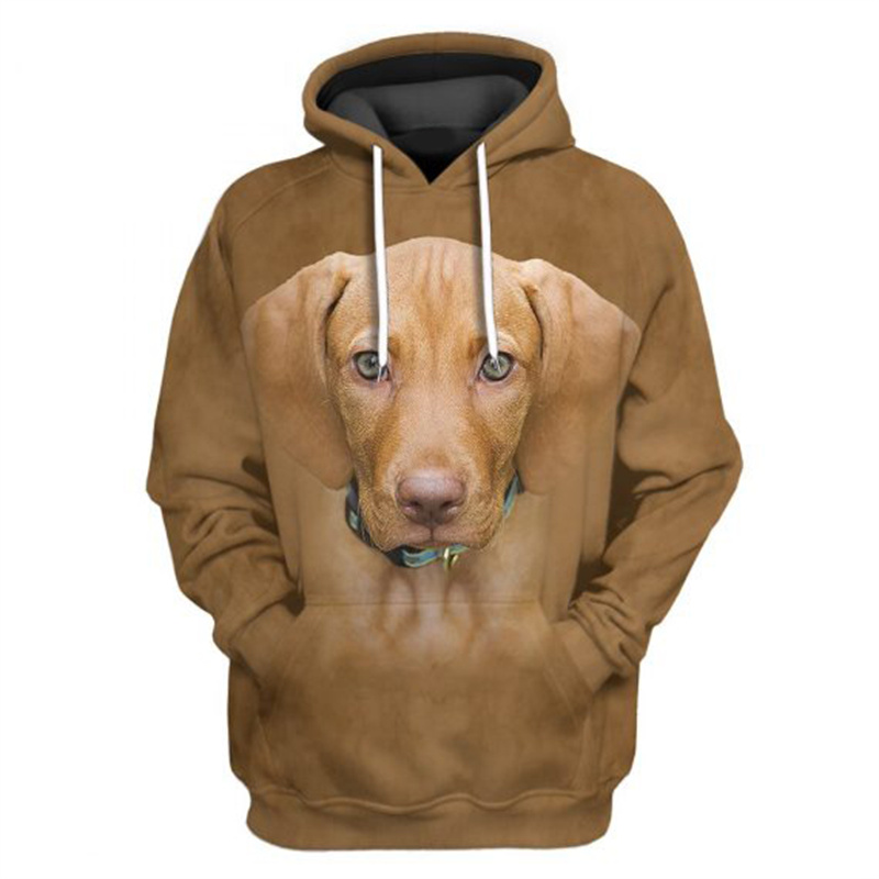Rottweiler/Shetland Sheepdog/Vizsla 3D -geprinte hoodie vrouwen voor mannen pullovers Street Tracksuit Love Dog Gift