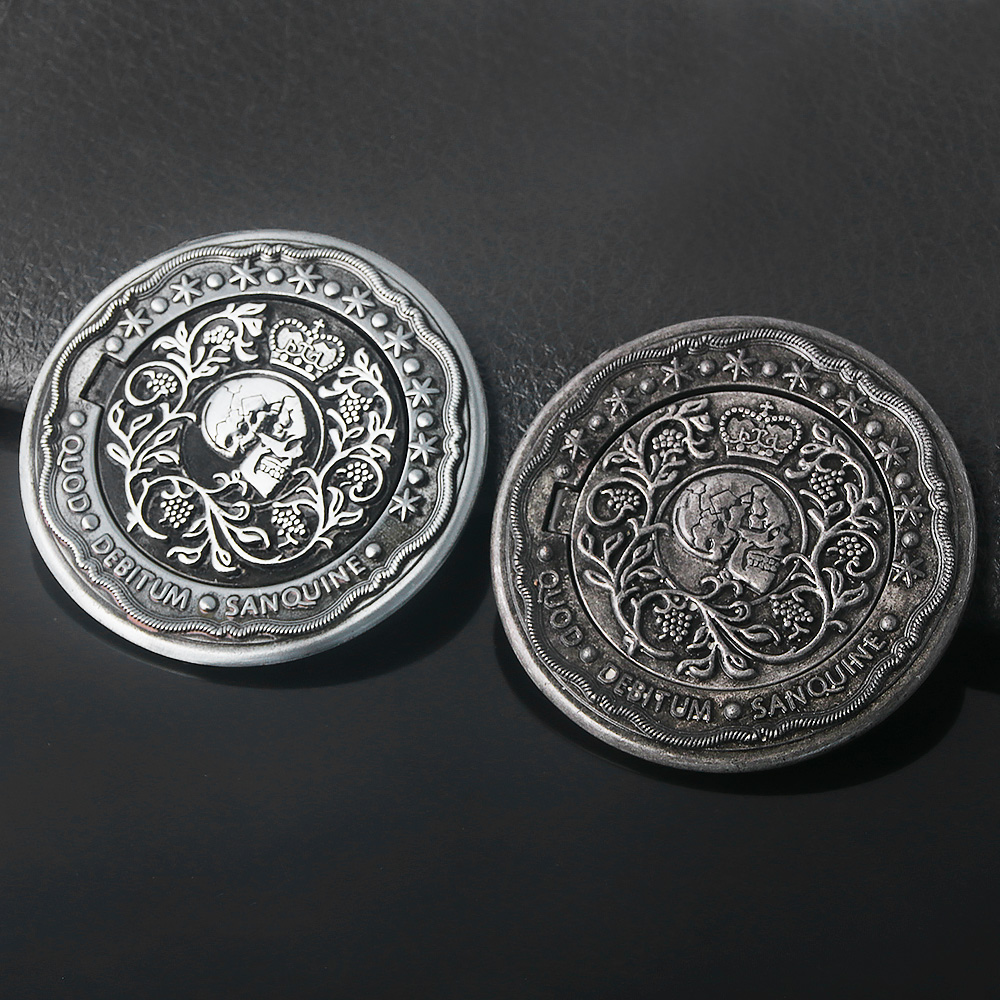 Film John Wick Blood Oath Marke Coin Set the Continental Adjudicator Coins Hotel Card Cosplay Costume Prop Bijoux Collection