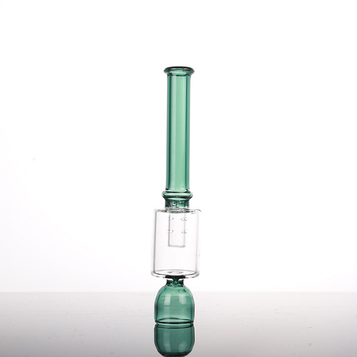 Pipe à main pour fumer en verre DAB Paille Filtre de filtre à ongles Kit de collecteur necteur