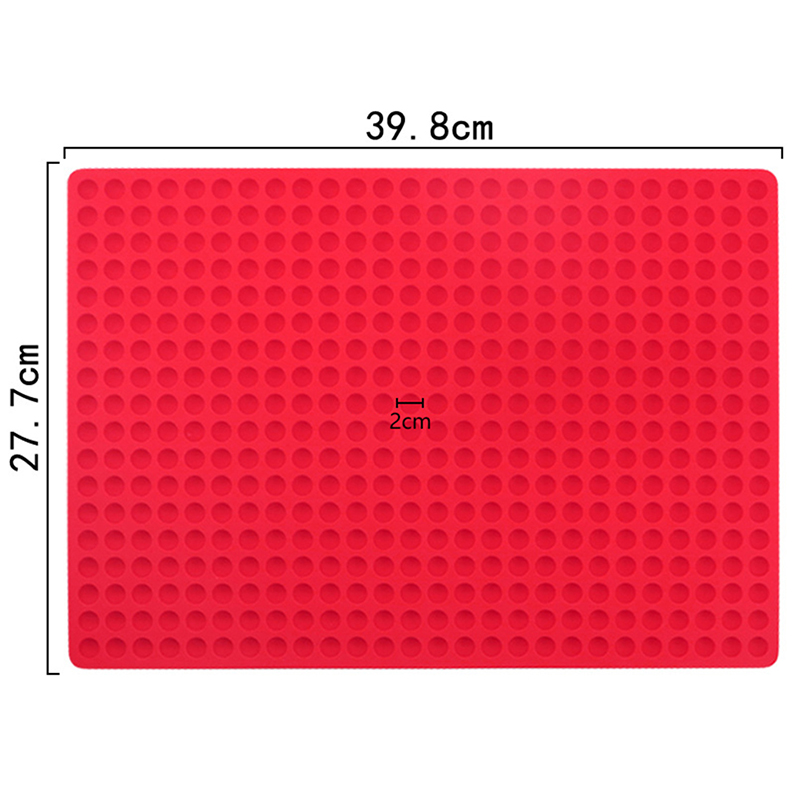 468-Cavity Mini Round Silikonform Schokoladenentropfen Hund behandelt Pan Semi-Kugel Gummi-Süßigkeiten Gelee Haustier Backformen Backformen