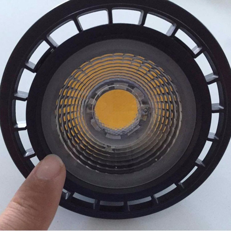 15W COB LED電球ランプライトAR111 QR111 G53 GU10 ES111 15W LED Spotlight Dic12V AC110V 220V