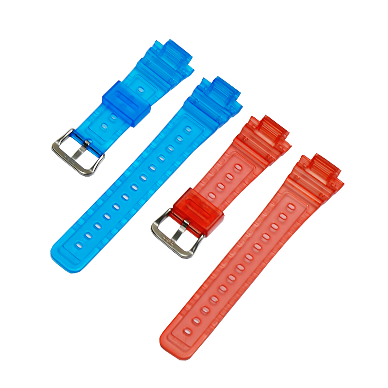 Watch accessories for DW5600 GW-M5610 Clear resin strap case Unisex Outdoor Sports waterproof strap