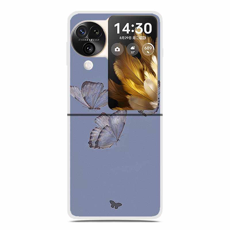 Couverture dure transparente pour OPPO Find N3 Flip Funda Shockproof Protective Coque Oppo Find N2 Flip Original Luxury TPU Téléphone Case