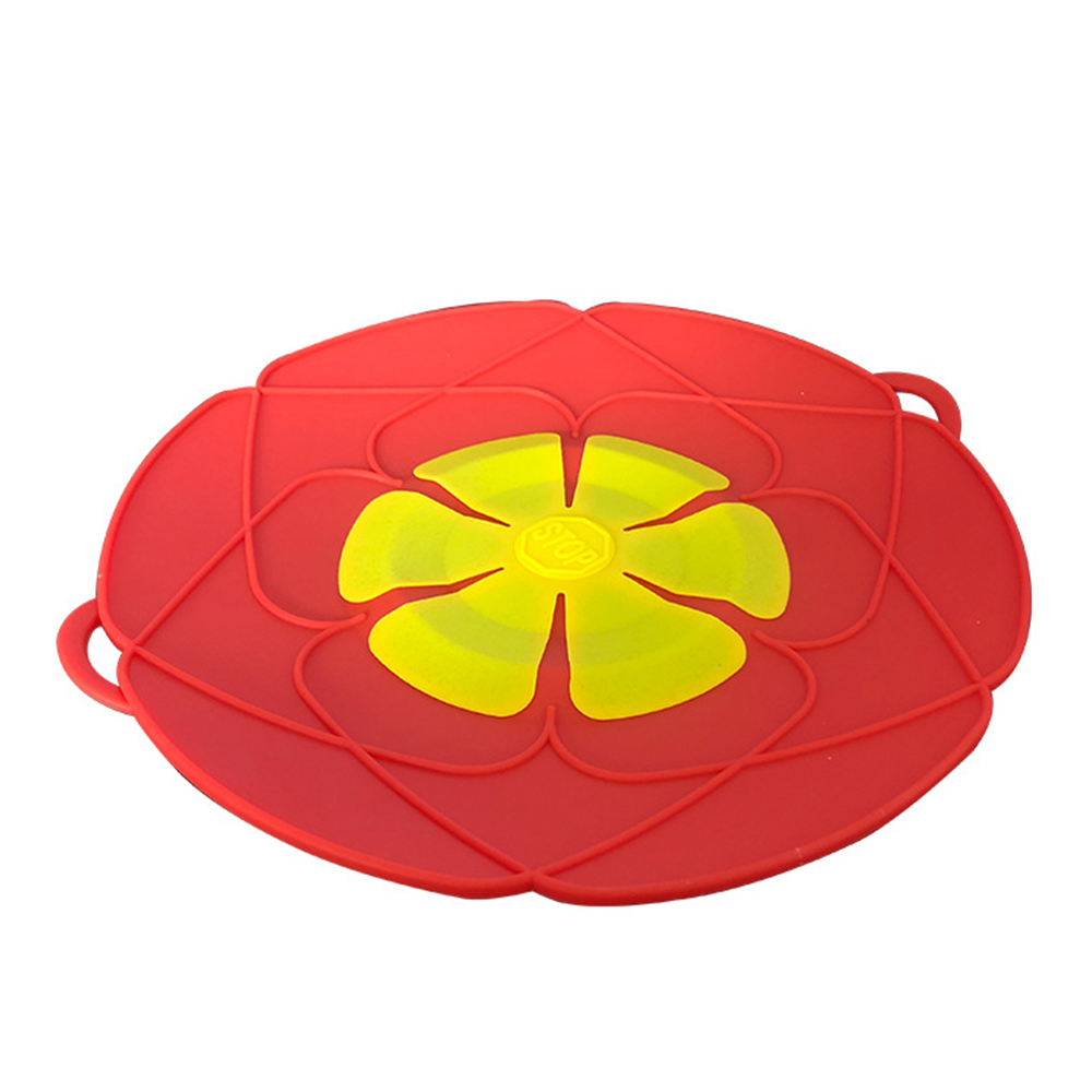 Silicone Lid Spill Stopper Cover for Pot Pan Kitchen Accessories Cooking Tools Flower Cookware Home Kitchen