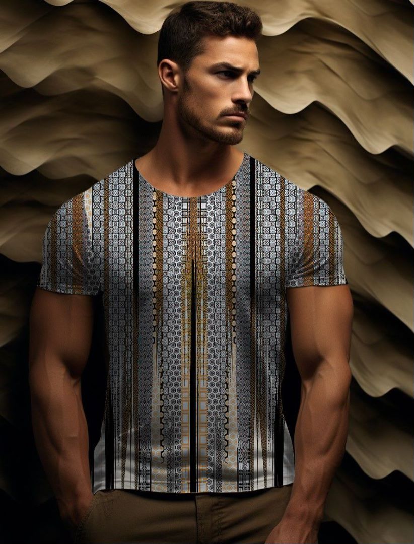 2024 Men's Vertical Stripe Short sleeved Summer T-shirt Designer T-shirt Men's Luxury Brand Short sleeved Hip Hop Street Clothing Top Shorts Casual Clothing DDTX154