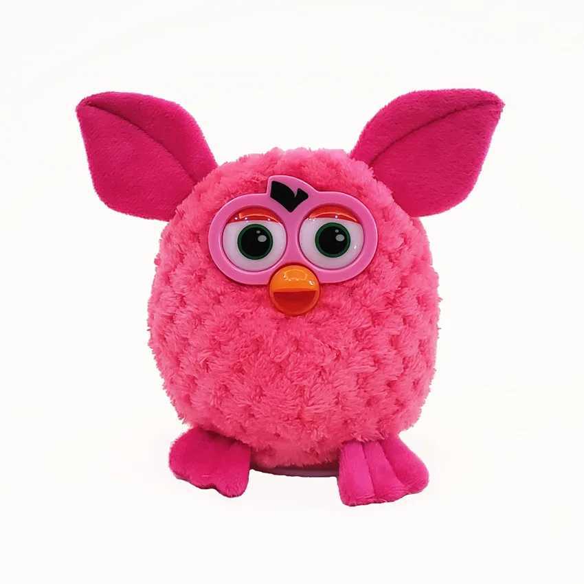 Zwierzęta elektryczne/RC Phoebe Firbi Pet Fuby Owl Elf Pluszowe nagrywanie i mówienie Smart Toy Gift Furbusiness Boom Plush Toyl2404