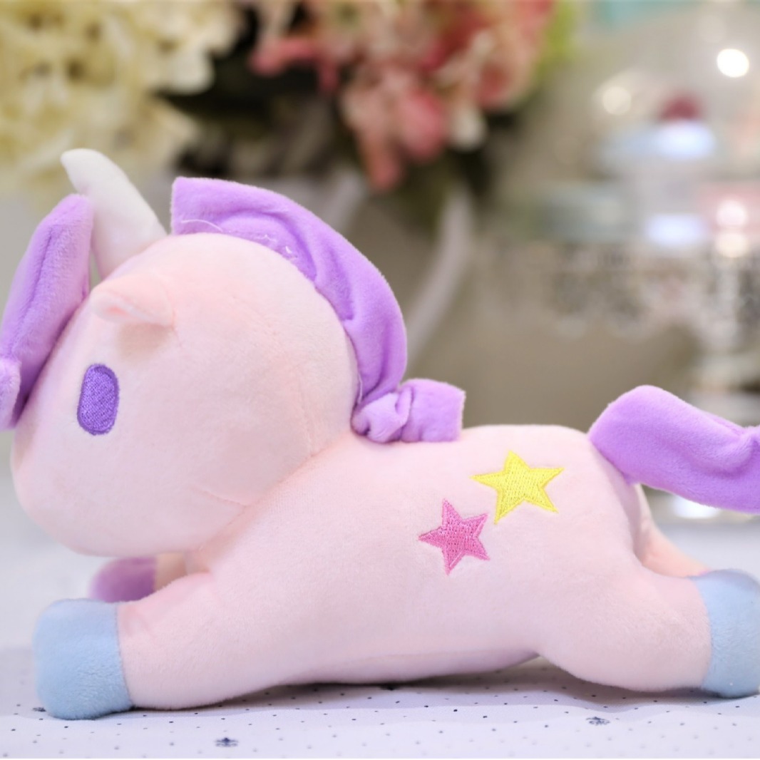Cute 20 cm Tre bambole unicorno, New Grab Machine, Creative Plush Toys, Anime, Kuromi Wholesale