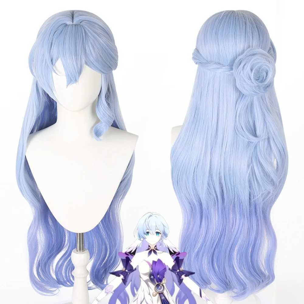 Anime Costumes Honkai Star Rail Robin Cosplay Costume Honkai Cosplay Wig Full Set Halloween Cos Costumes Women Dress Outfit 240411