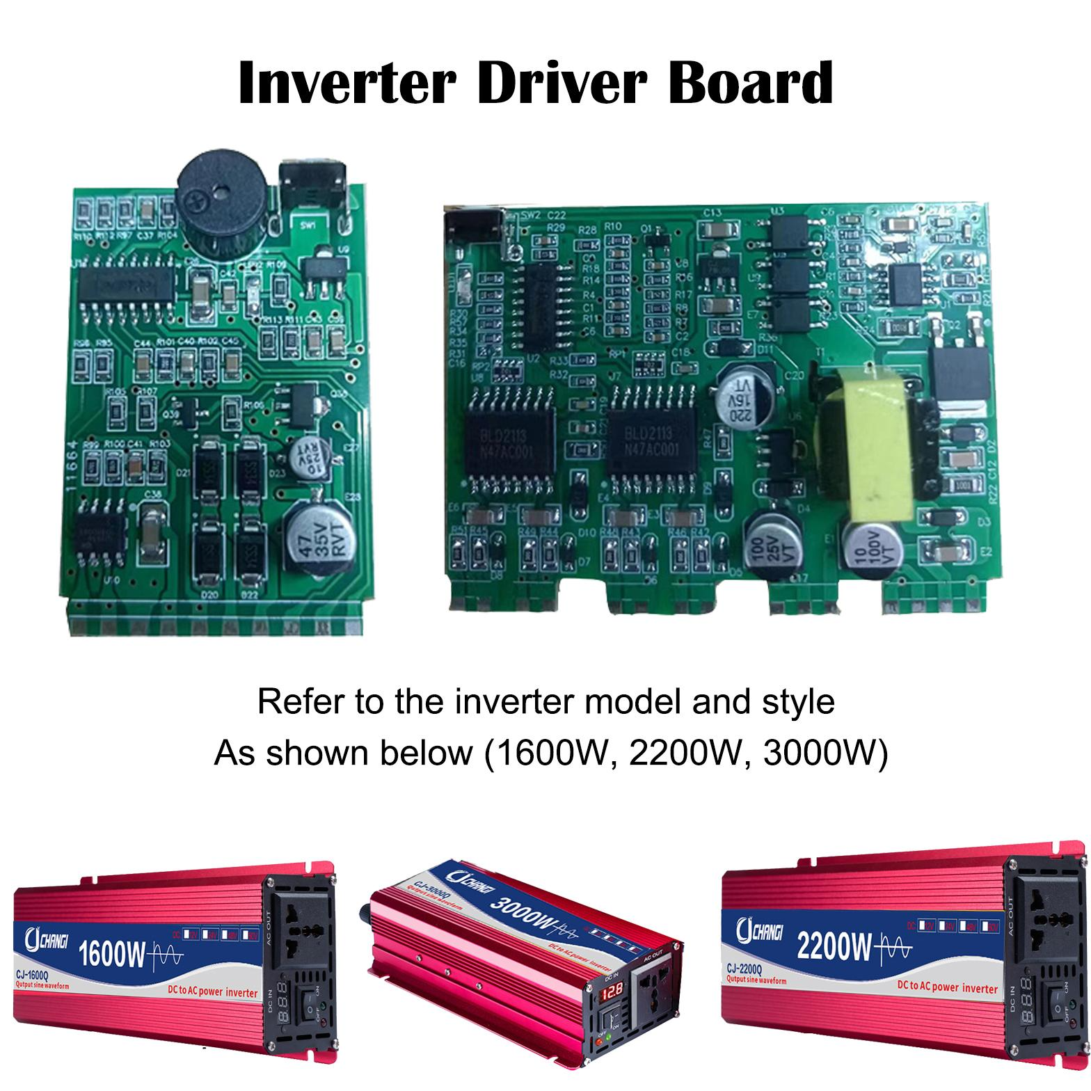 1600W 2200W 3000W DC 12V-72V su AC 110 V 220 V Inverter Accessori Inverter Driver Board Modulo Drive Drive Core Transformer