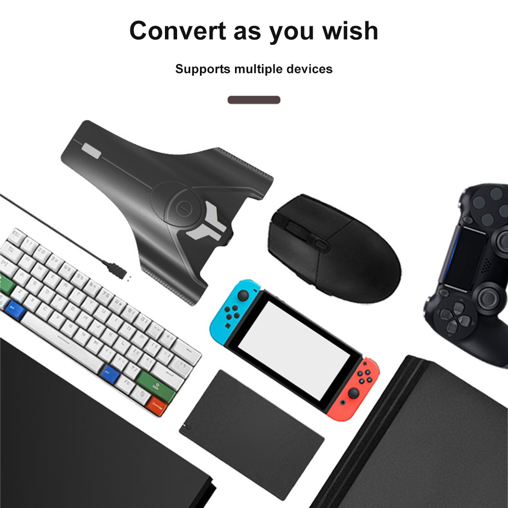 Controlador móvil Teclado para juegos Converter del mouse Controlador móvil Convertidor de mouse del teclado de juego para Switch Lite PS3 PS4