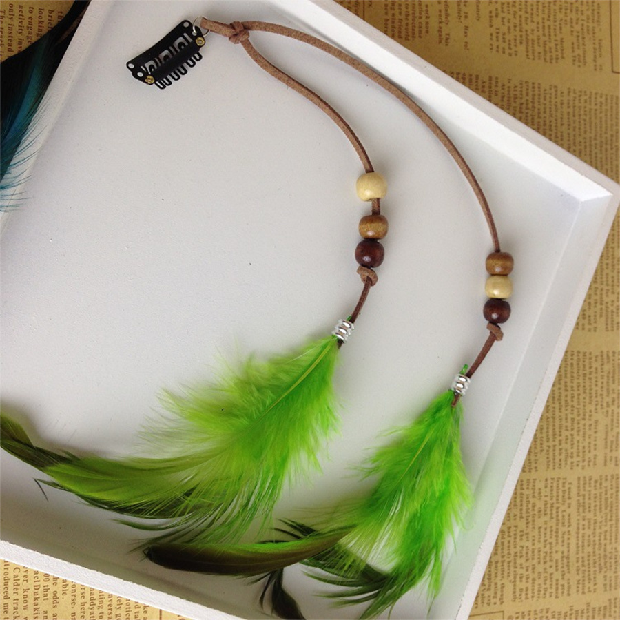 Bohemian Feather Head Abbraccio capelli BB BB BAN BANDA GIURN GIORNI HIPPIE ACCESSORI PAZIONI ACCESSI CAPPELLI CAPPOLA CAPPEL