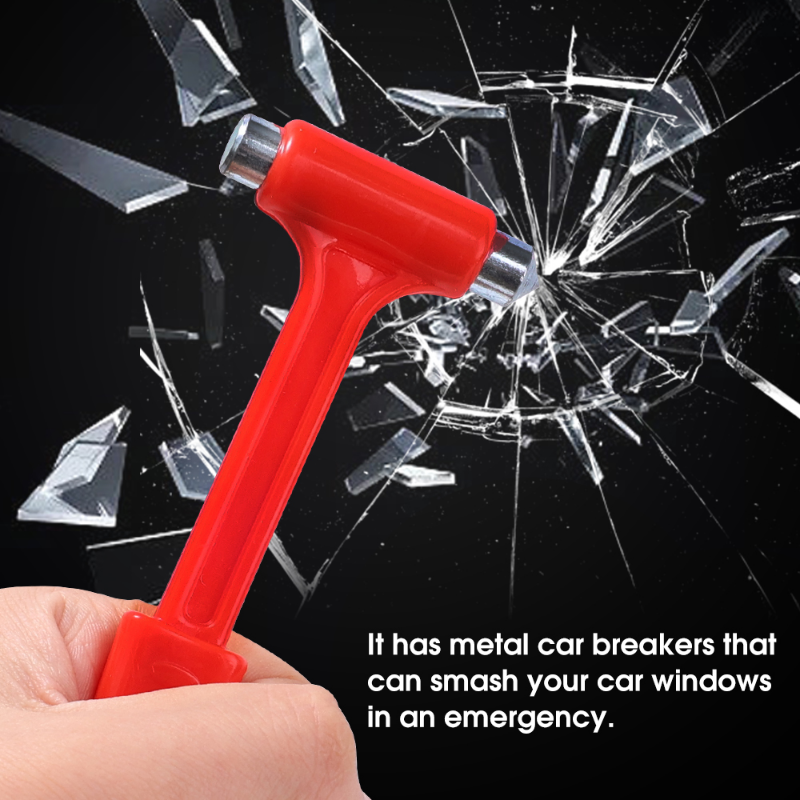 Car Safety Hammer Portable Window Breaker Emergency Escape Safety Tool Seat Belt Cutter Lifesaving Car Glass Breaker Rescue Tool