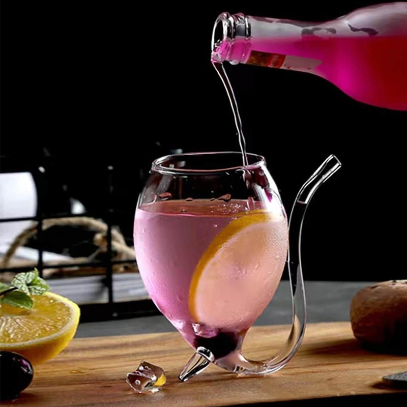 Nuova creatività da 350 ml di vino da vampiro cocktail whisky glass glass tazze regalo halloween, ornamento decorativo filtrato