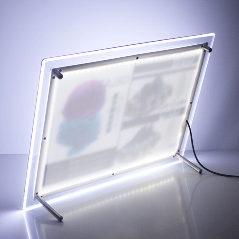 LED Milk Tea Shop menu luminoso Display board a LED Box billboard tavolo da barra ordinamento verticale Listino prezzi