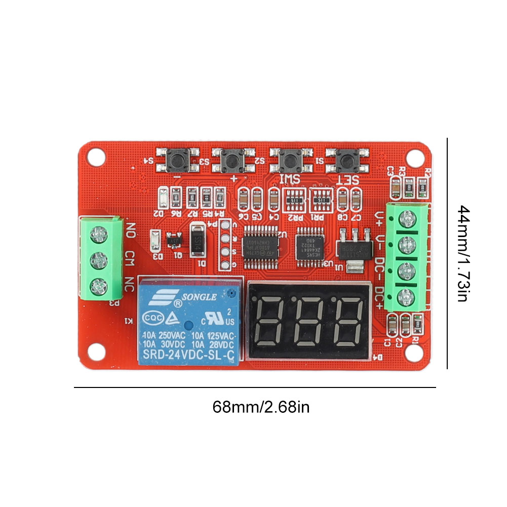 DVB01 Digital Display Window Voltage Comparator Voltage Measurement Charge Discharge Monitor Electronic Components