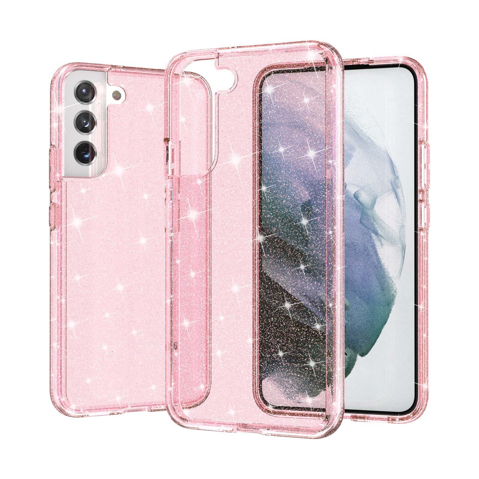 TPU Geschikte transparante glanzende koffer Soft S22+ 5G S22+ telefoonhoes compatibel met iPhone 13 Pro Max Case met cameraklep