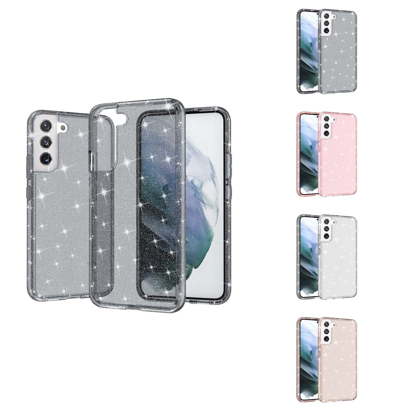 TPU Geschikte transparante glanzende koffer Soft S22+ 5G S22+ telefoonhoes compatibel met iPhone 13 Pro Max Case met cameraklep