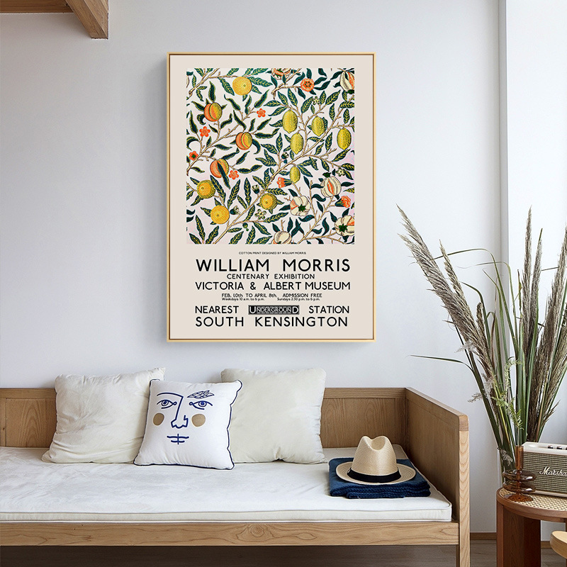 William Morris Leaf Flower Plant Wall Art Canvas Painting Gallery Nordic Poster e Stampe Immagini decorazioni il soggiorno domestico