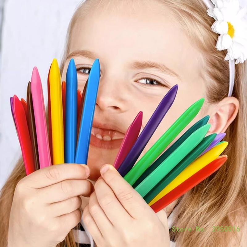 Washable Crayons for Toddlers, 12/24/36/Non-Toxic Crayons for Drawing & Crafts, Colouring Pencil for Children