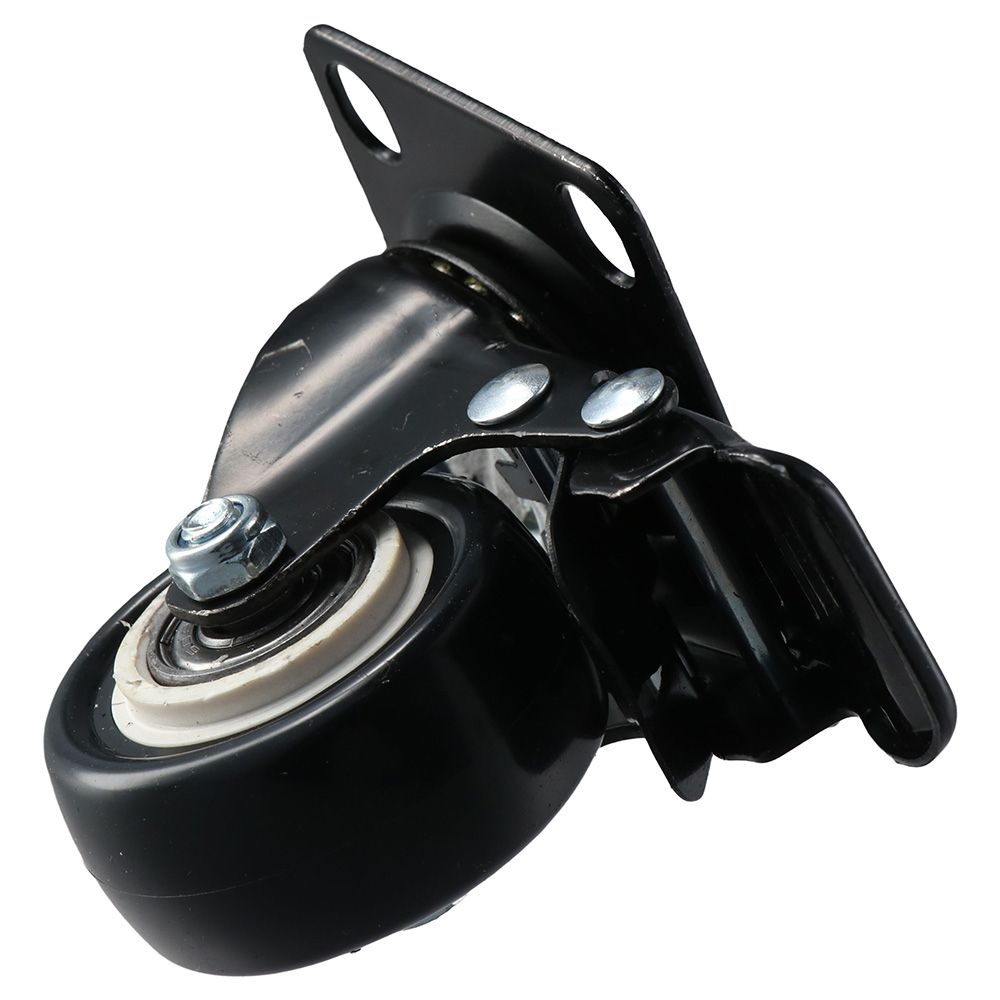 4 -stks kleine bovenplaat Castors Cabinet Wheels Laadcapaciteit 440 lbs Balck Swivel Wheels 2 