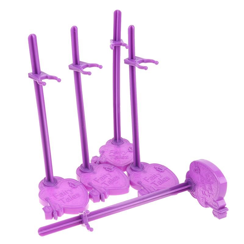 Purple Doll Stand Display Holder Kid Mini Doll Display Model Prop Up Mannequin Model Display Holder Toy Display Stand