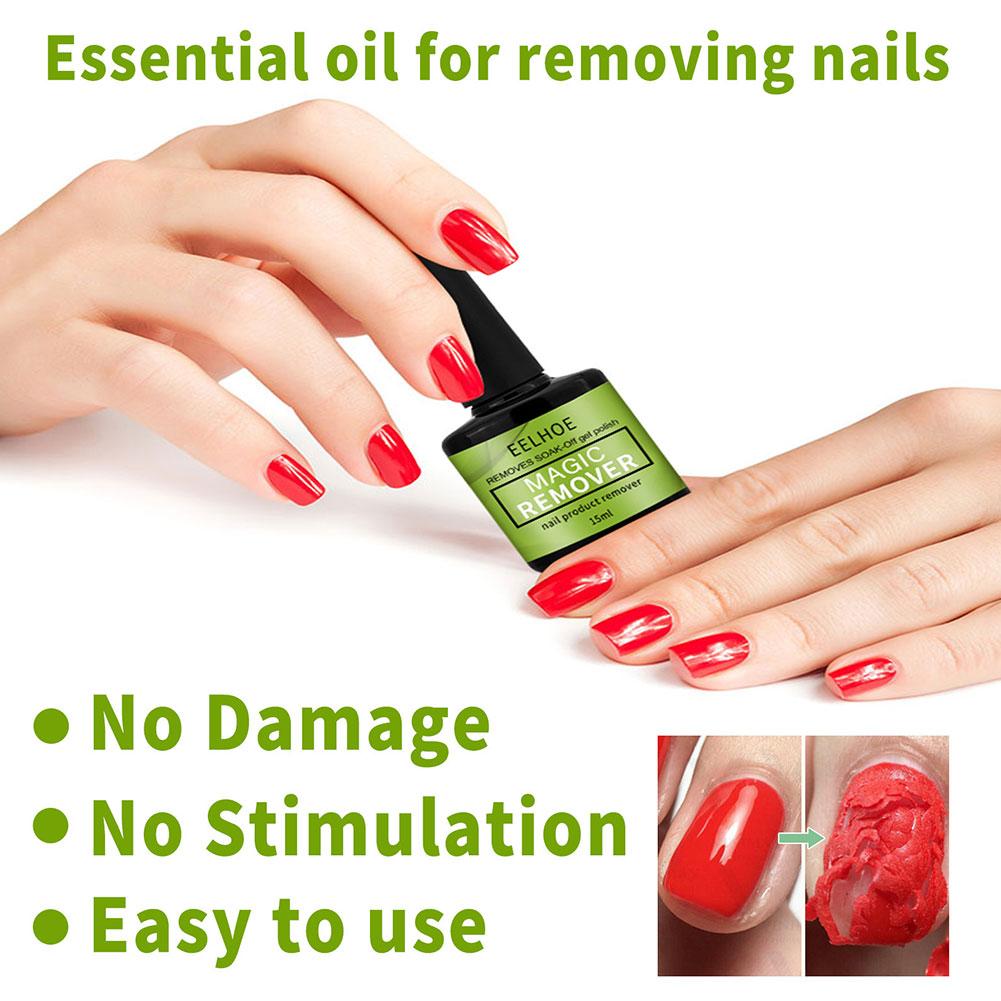 15 ml Magic Fast Remover Nail Gel Polish Remover UV Gel Remover Magic Burst Delete Permanent Nail Polish Gel Varnish Semi Po Z6L9