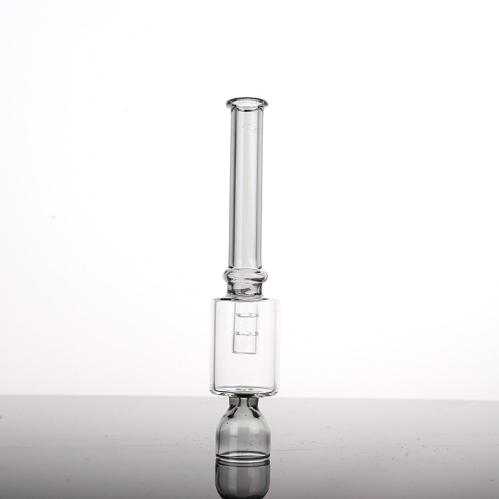 Pipe à main pour fumer en verre DAB Paille Filtre de filtre à ongles Kit de collecteur necteur