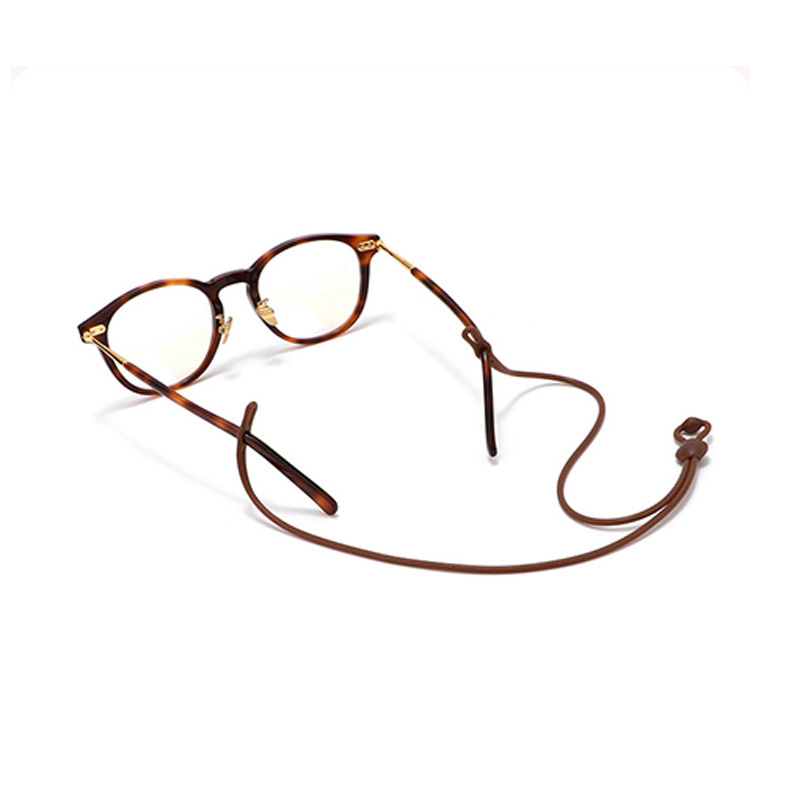 1 st justerbar elastisk silikonglasögon remmar solglasögon kedja sport antislip strängglasögon rep band sladdhållare