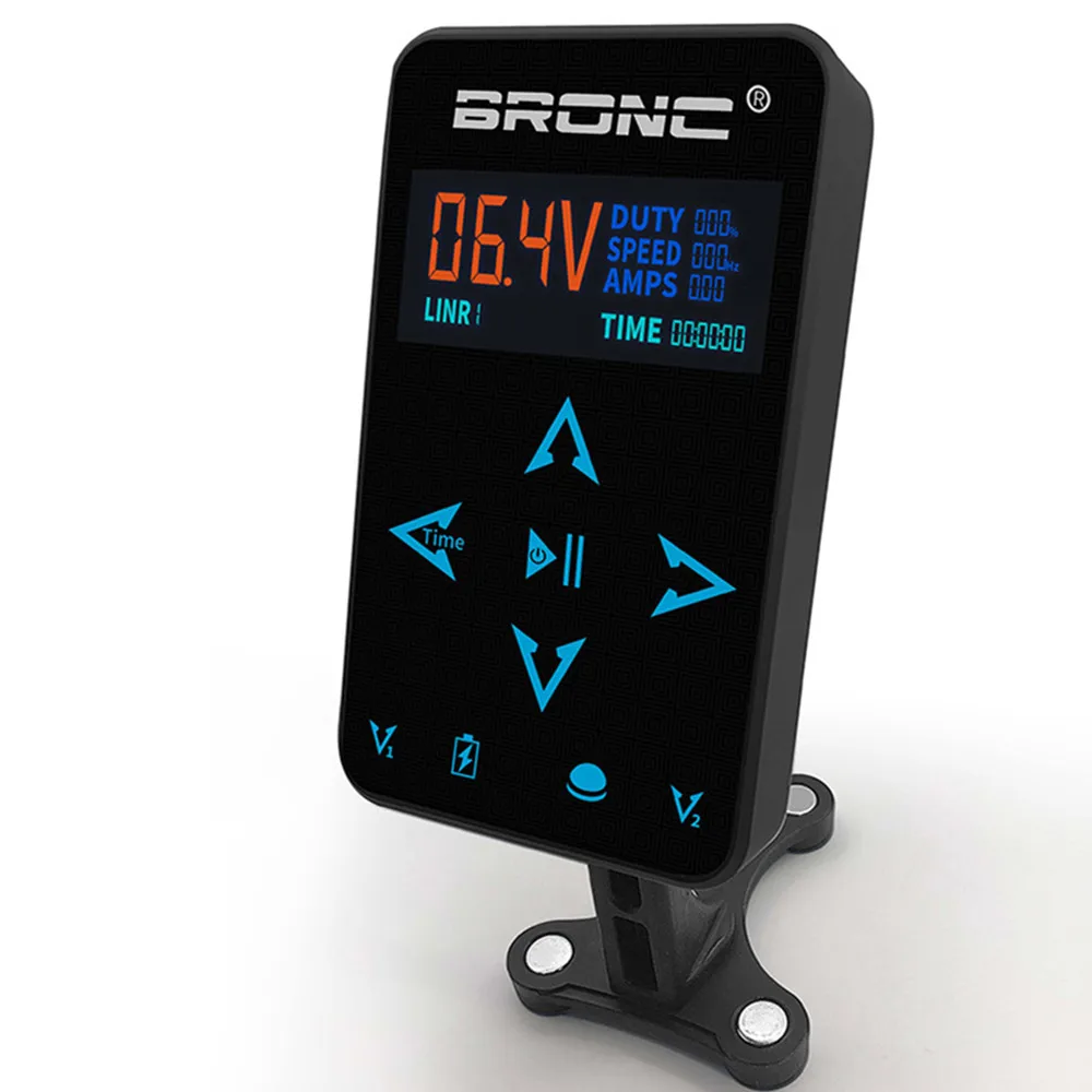 Fournit une nouvelle alimentation BRONC originale pour deux tatouages Hine Gun Adthngrade Tact Screen Intelligent Digital Affichage LED Alimentation
