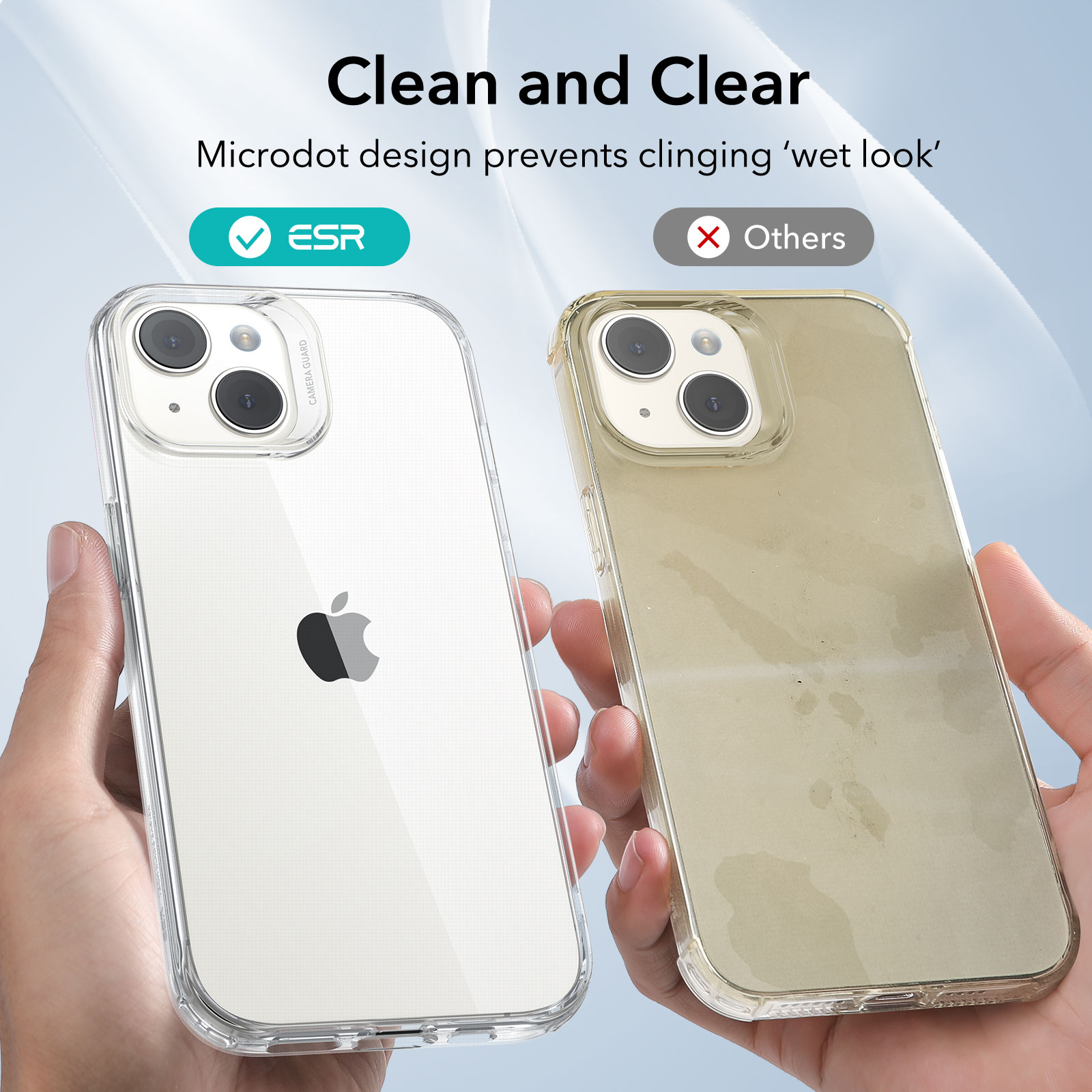 ESR для iPhone 15 15 Pro Max защитный корпус для iPhone 15 Pro Transparent Back Cover для iPhone 15 Plus Project Zero Case Case