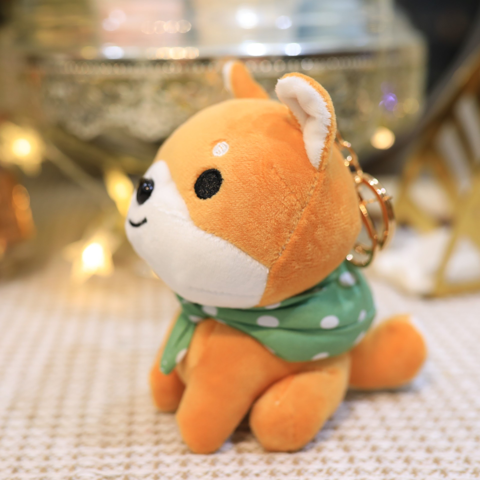 Creative novo cão shiba cães de 4 polegadas 12 cm de boneca boneca boneca de pelúcia pingente pingente de pingente boneca boneca de presente