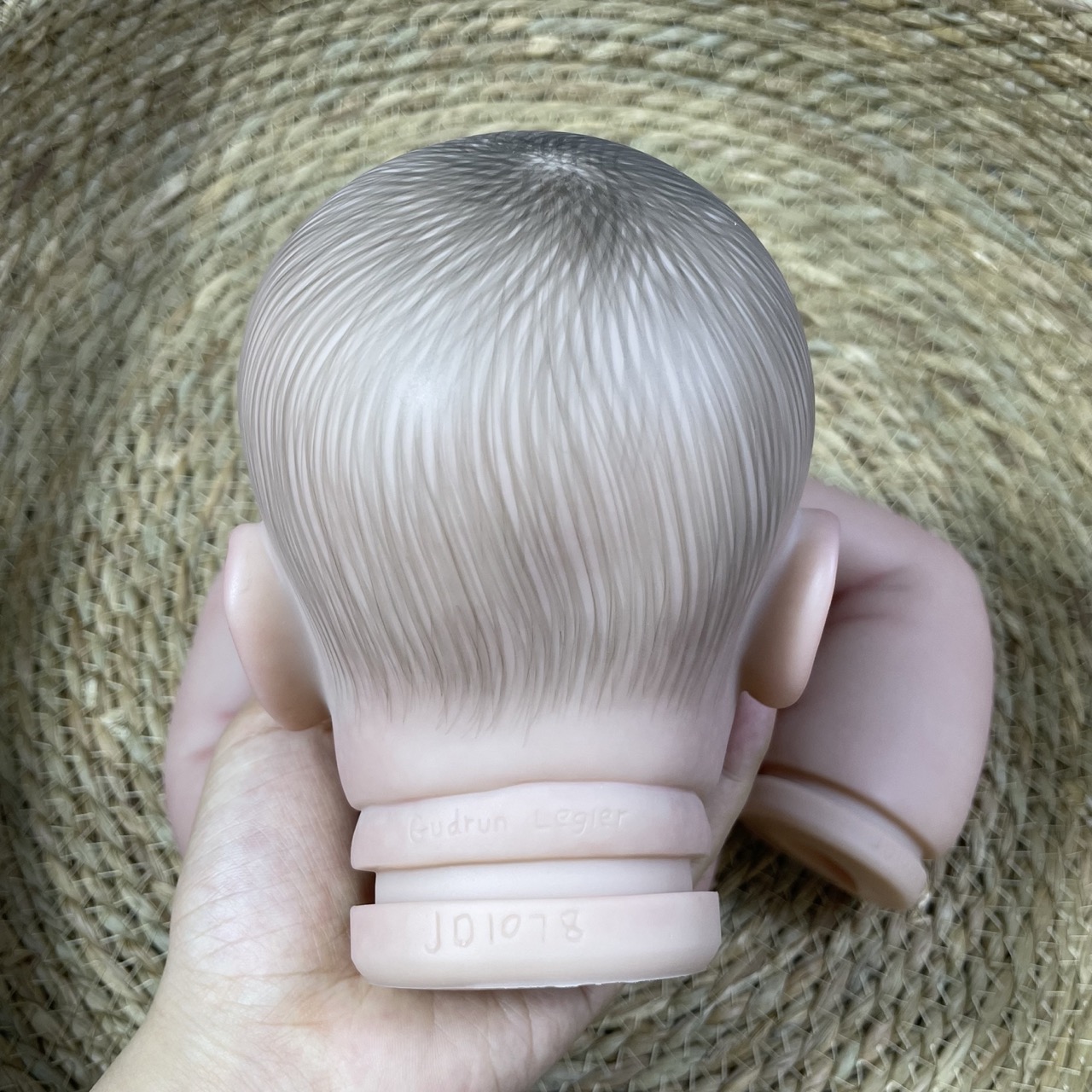 Nowy 20 -calowy niezruszony zestaw Lalki Reborn Doll Alesia 3D Widoczne żyły Dollowe Części z tkaniną