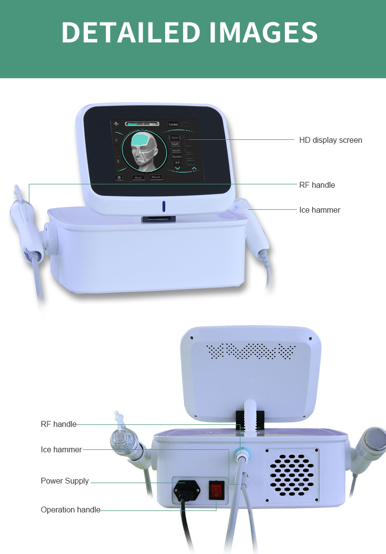 NOUVEAU DESIGNER REPLAGE DE RILLOBILES FACE COLD HAMMER MICROREEEDLE RF RADIO RADIO RADICE REJUNNUATION RF MACHINE DE MICRONEDLING