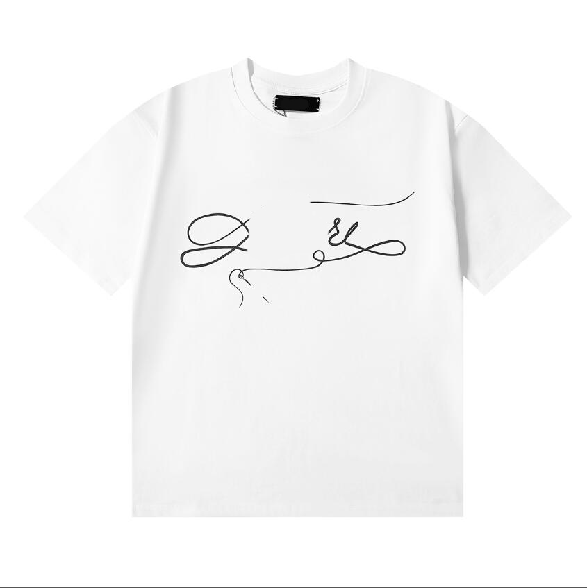 Luxury Tshirt Men S Women Designer T-shirts Cermements de mode Summer Casual With Brand Letter des designers de haute qualité T-shirt # 28