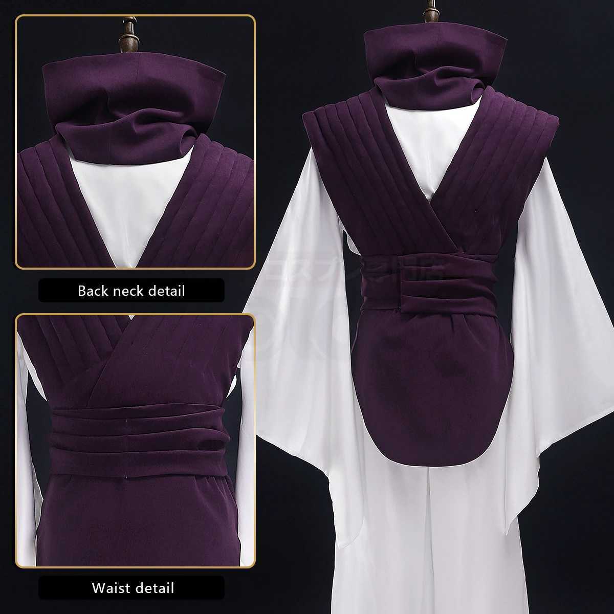 ANIME FRECHES HOLOUN JUJUTSU JJK MANGA Anime Choso Cosplay Costume de colete roxo Belt Belt White Elastic Pants Top Presente 240411