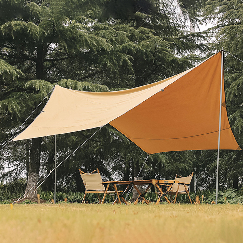 Portable Tent Support Rod Windproof Canopy Pole Detachable Beach Shelter Tarp Awning Pole Accessories for Camping