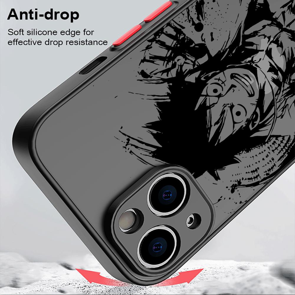 Anime O-One Piece Téléphone Case pour Apple iPhone 13 14 Plus 15 Pro Max 11 Pro 12 Mini XR 8 SE 7 6S XS MAX ARMOR ARMOR ARMOR