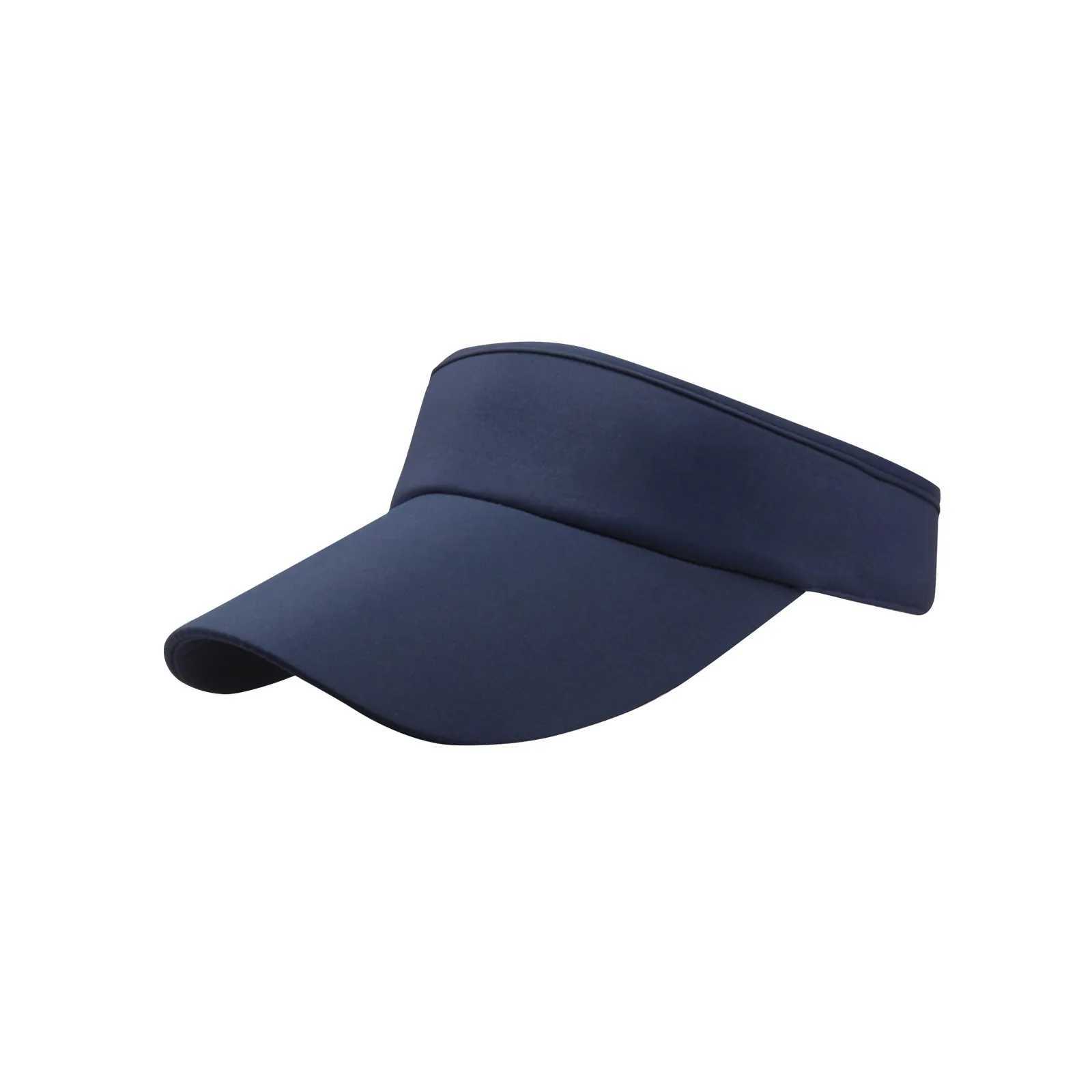 Czapki z kulami wizatorami Women Visor Cap Long pusty czapka no top słone