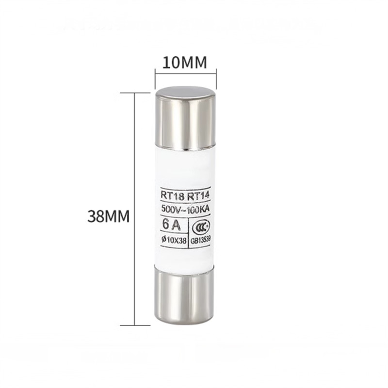 RT18 RT14 Ceramic Fuse RO15 1A 2A 3A 4A 5A 6A 8A 10A 16A 20A 25A 32A 500V R015 10*38 10X38MM