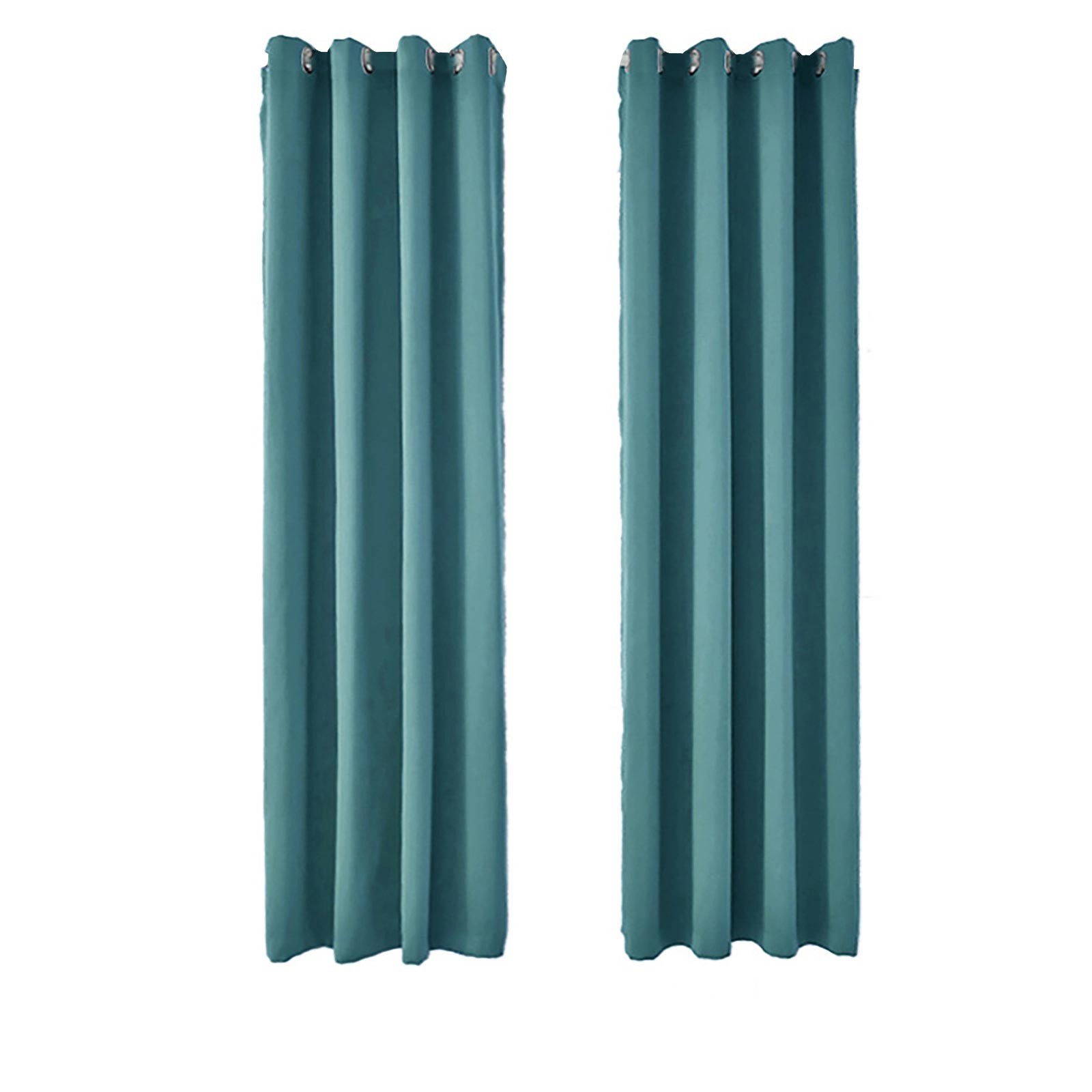 Darkening Thermal Insulated Curtain Panels For Living Room Baby Blue Color Heavy Insulated Curtains for Winter Curtains Set