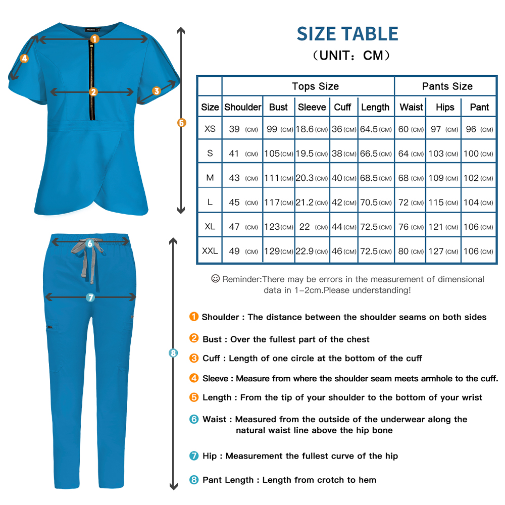 Uniforms médicaux Blouse Medicale Femme Scrubs sets Pet Shop Clinic Claic Vêtements Suite Vétérinaire Dentist Nurses Uniform Wholesale