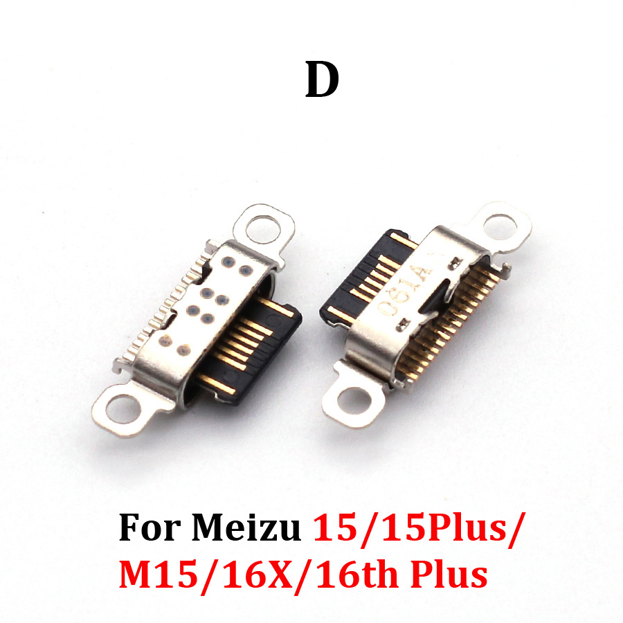 2st Type C för Meizu 15/15 Lite /16th Plus /M15 X8 Pro 6 MX6 Micro USB Jack Socket Connector Laddningsport Reparation