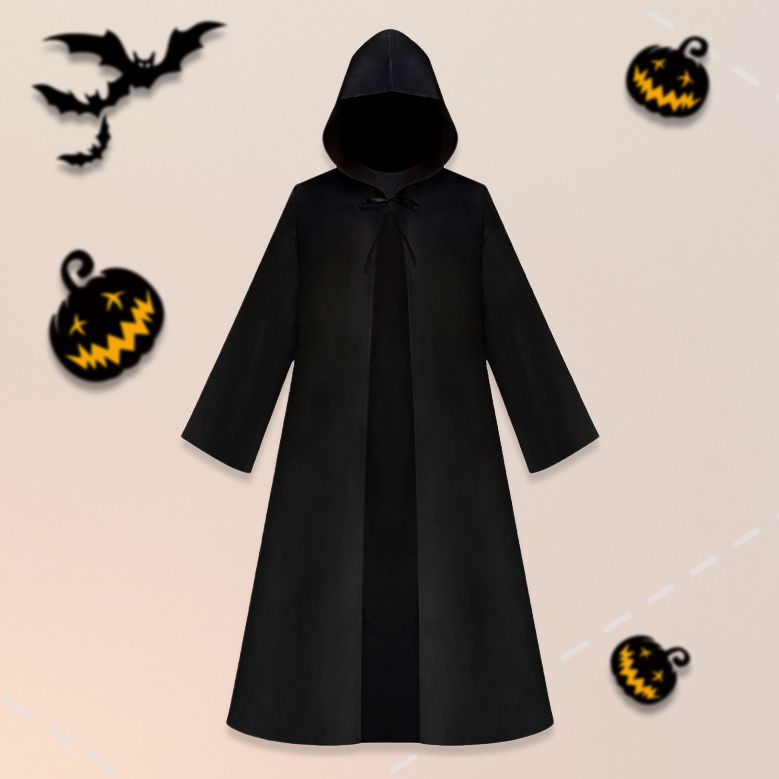 Vintage Women Women Basic Hooded Cape Liew Fit Afiltring Casa longa Cape Grim Grim Reaper Cape Halloween Men Men Long Cloak