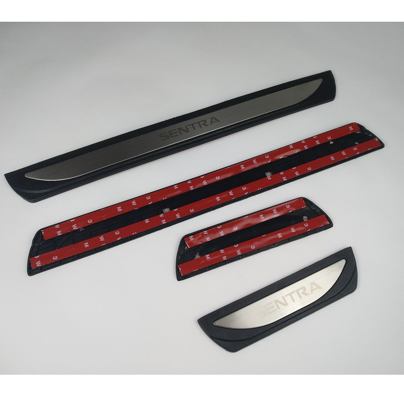 Pour Nissan Sentra 2012-2020 Porte latérale Sill Protecteur Silhold Plate de schuff Pédales de bienvenue Couvre-Toits