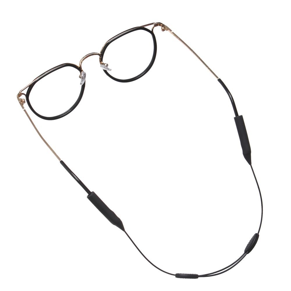 justerbar glasögon rep skalbara silikon sportglasögon rep rem nacksladd glasögonlås med anti-halk öronkrokhållare