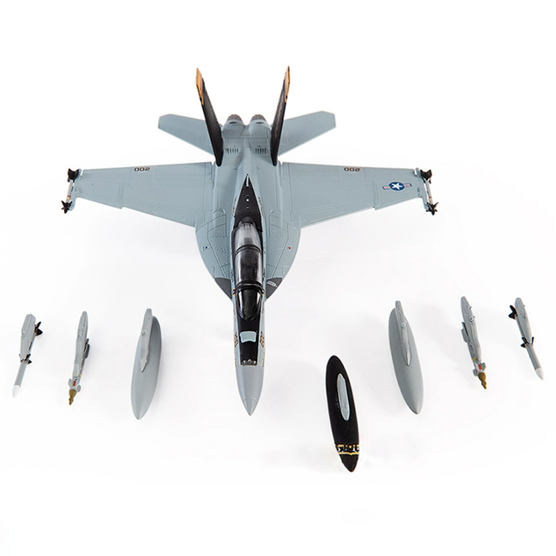 Diecast metaallegering 1/144 Schaal F18F F-18 Super Hornet VFA-103 Fighter Plane Aircraft Aircrane Replica Model speelgoed voor verzameling