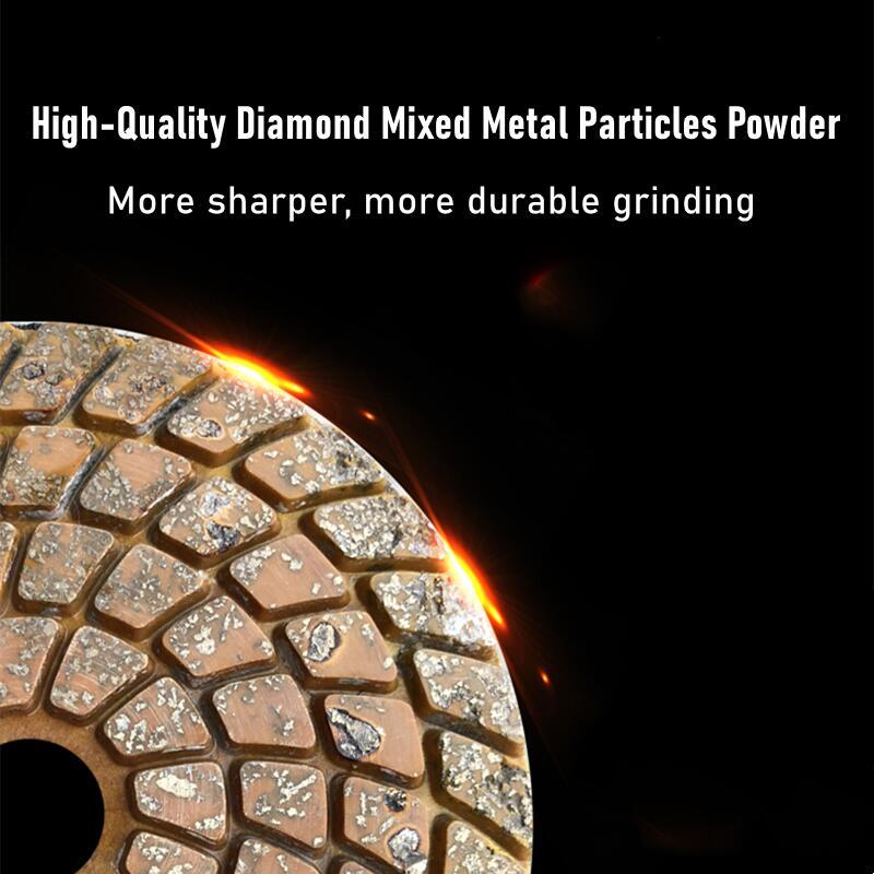 3 Zoll Diamond Metall Polishing Pads 80 mm nasse Kupferbindungskissen für Granit Marmor Betonboden Schleifscheibe Schleifscheibe