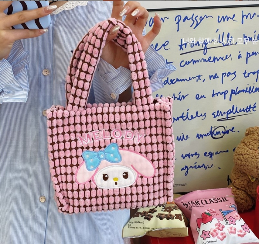 Neuer Anime -Cartoon süß und lustige Handtasche süße Kinder Handtasche Mädchen Tasche Handtasche Geschenk Großhandel