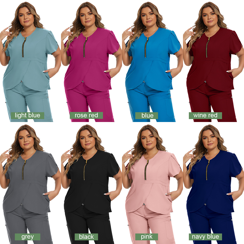 Nursing Scrub Vêtements médicaux pour les femmes Multicolour Popular Nurse Uniforms Médecins Opération Roule chirurgicale Spa Uniforme Nouveau