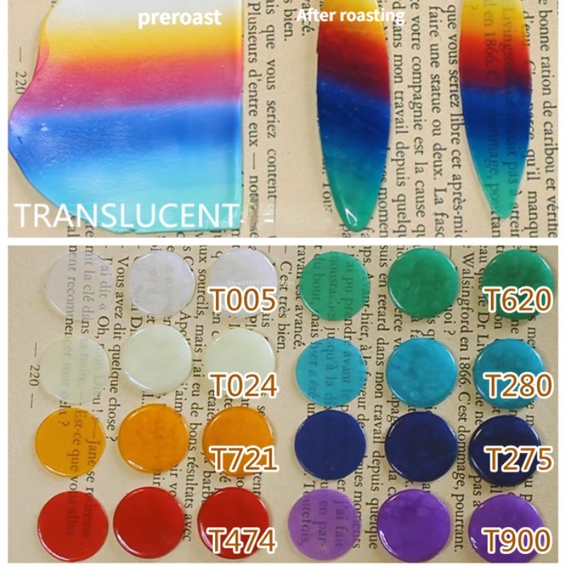 1/4 paket 14G Semi-transparent serie belgisk polymer lera DIY handgjorda lerörhängen smycken hängande hantverksmaterial